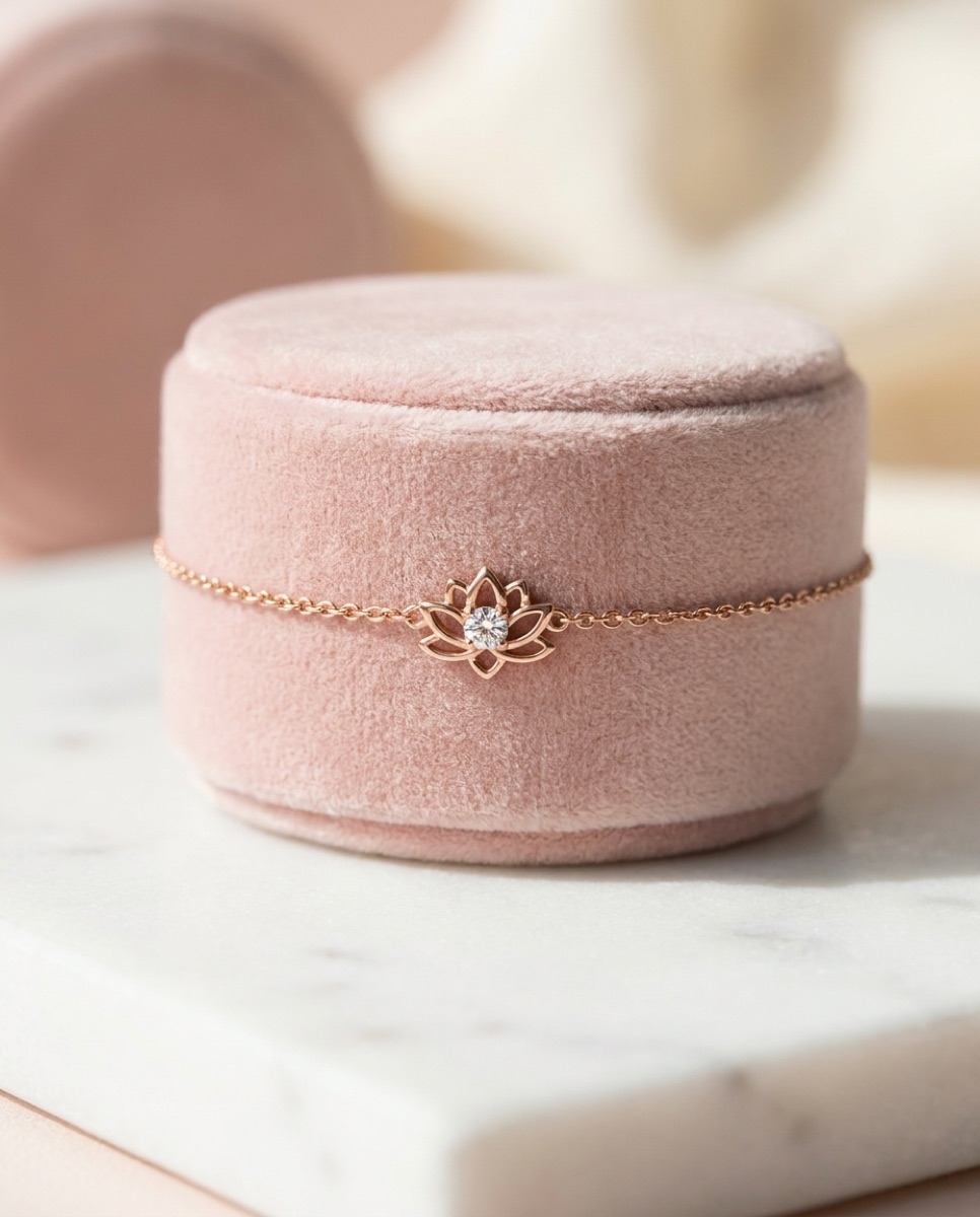 Lotus Chain Bracelet